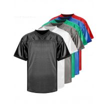 Blank Football Jersey - Sports Performance T-Shirt  Hip Hop Basketball Soccer Party Wear, Sublimation Ready Team Uniform