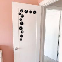 9 stücke Staub Ball Ruß Sprite Aufkleber Lustige Auto Laptop Vinyl Kunst Aufkleber Kinder Zimmer Tür Dekorative Stamm Stoßstange Dekoration