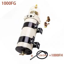 1000FG1000FH Dieselmotor Kraftstoff-Wasserabscheider-Baugruppe 12 V 24 V Heizdrahtrohr mit 2020 Uhr 30 Mikron Filter