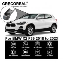 GRECOREAL 4K Dash Cam vorne und hinten 2160P WiFi Auto Dual Dashcam APP Steuerung einfache Installation Plug Play kompatibel mit BMW X2 F39