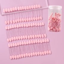 50 stücke Einweg Lidschatten Pinsel Make-Up Dual Seitige Schwamm Nylon Set Lidschatten Pinsel Für Kosmetische Applikator Make-Up-Tools