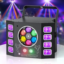 U'King 100W Bee Eye Strobe Stage Light 4IN1 RGBW LED Effetto luce DMX512 DJ Effetto luce per discoteca Party KTV Concerto Discoteca