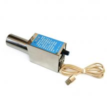 Duża dmuchawa z regulacją wiatru Palnik na olej odpadowy Dmuchawa 12V USB Przenośny wentylator kempingowy Specjalny wentylator do grilla na świeżym powietrzu