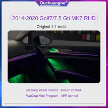 Ouchuangbo luz LED para VW Golf 7 7,5 gti gtd gte golf R MK7 7,5 tsi tcr 2013-2021RHD atmósfera ambiente lumiere retroiluminación embellecedor