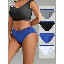 4 teile/satz Frauen Höschen sexy Frauen Low-Rise bequeme Slips weibliche weiche Baumwolle Unterwäsche S-XL Damen Unterhosen