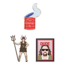 New Singer Star Character Bccessories Brooch Badge Film Metal Decoration Drip Oil Alloy Brooch Gift Wholesale