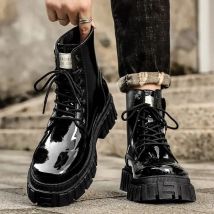 Plattform Mann Schuhe leichte Schnürstiefel für Männer y2k bietet Größe 44 hochwertige Modedesigner neue Original-Angebote Klassiker