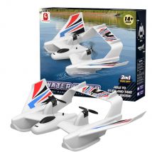 Amphibious Waterproof Gyro Stabilized RC Plane Boat EPP Foam Water Land Flying Airplane Fixed Wing Aircraft Toys Gift for Boys