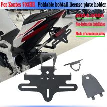Für Zontes 703RR Motorrad Hinten Faltbare Kurze Schwanz Lager Kennzeichen Licht Reitstock Halter Halterung Kit Für Zontes 703RR