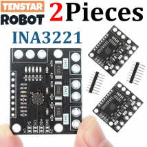TENSTAR 2 pz INA3221 I2C SMBUS Shunt a Triplo Canale Corrente di Alimentazione Monitor di Tensione Modulo Scheda Sensore