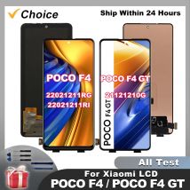 6,67" AMOLED OEM für Xiaomi Poco F4 GT Display 21121210 G-Bildschirm-Digitizer-Baugruppe für POCO F4 LCD 22021211 RG 22021211 RI Parts