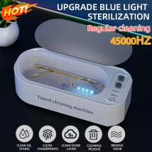 Pulitore a Ultrasuoni 250mAh per Occhiali, Gioielli e Spazzolini, con Timer, ad Alta Frequenza, Modello 2026