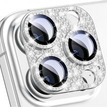 Bling Glitzer Diamant Strass Kameraobjektiv Schutzabdeckung für iPhone 16 Pro Max 15 Plus 14 13 Mini 12 11 Telefonschutz