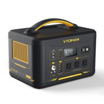 VTOMAN JUMP1500X 828Wh Portable Power Station 1500W Lifepo4 Battery Solar Generator for Outdoor Camping RV Home Emergency