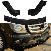 Für mercedes-benz sprinter w906 2015-2018 Front stoßstangen spoiler Lip gloss schwarz Auto Unterkörper Splitter Protector Blade Platte