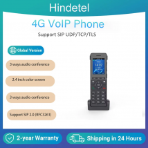 Hindetel lte wifi 2.4G Telefono cordless SIP VOIP hotspot registrazione telefono ip Cordless 4G SIP Telefono Desktop VoIP