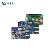 Huidu HD-E62 HD-E63 HD-E64 HD-E66 Einfarbige U-Disk- und Ethernet-Steuerkarte, Verwendung für P10 F3,75 P4,75 einfarbiges LED-Modul