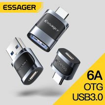 Essager OTG Type C To USB Micro USB To Type C Adapter OTG USB To Type C Adapter do Macbook Xiaomi HUAWEI Samsung OTG Connector