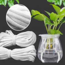 5/10m Auto Irrigazione Stoppino Cavo di Cotone Corda 4mm Per Pianta in Vaso da Interno Auto-irrigazione Fai da Te per Piante da Casa Erbe Piante grasse Fiore