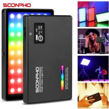 SOONPHO P10 LED RGB Video Light professionale CRI 97 illuminazione fotografica 2500K-8500K bicolore