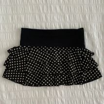 2026 Sommer neuer Damen-Lagen-Minirock mit hoher Taille und elastischer Taille, Y2K-Gothic-Party, vielseitiger modischer kurzer Rock