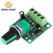 DC 1.8V 3V 5V 6V 12V 2A PWM Motor Speed Controller Low Voltage 1803BK Motor Speed Regulator Switch PWM Adjustable Drive Module