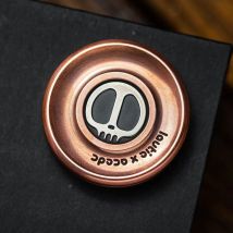 Lager ACEdc LAUTIE Co-branded Teufel Milch Haptische Münze EDC Dekompression Spielzeug