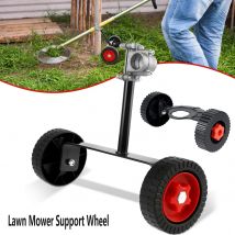 Einstellbare Rasenmäher Unterstützung Rad Unkraut Trimmer Hilfs Räder Tragbare Universal Trimmer Rad Mäher Befestigung Garten Werkzeuge
