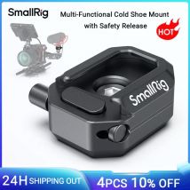 SmallRig-montaje Universal de zapata fría, adaptador de zapata multifuncional con liberación de seguridad para cámara DSLR, plataforma de micrófono Light -2797