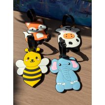 1pc Cartoon Tier Elefant Biene Gepäck Tag Anti verlust Identifikation Label Hängen Tag Reise Nach Außen Gepäck Aufhänger Trolley Han