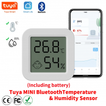 Neueste Tuya Bluetooth Temperatur Feuchtigkeit Sensor LCD Thermometer Mini Smart Elektrische Hygrometer APP Fernbedienung Hause