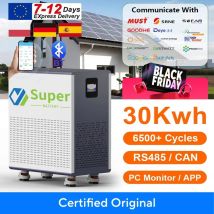 Akumulator LiFePO4 48V 600Ah 30Kwh Pakiet Baterii 6500+ Cykli Bluetooth BMS Solar AKKU 51.2V 300Ah 15Kwh 100Ah 5Kwh Bateria Litowa EU STOCK
