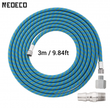 3 Meter/10-Ft Nylon geflochtener Airbrush-Luftschlauch Standard 1/8"" - 1/4"" Adapteranzug für Air Bursh Kit 3-in-1 Werkzeugzubehör