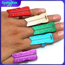 1 stücke Dental Herrscher Aluminium Zahnarzt Endo Finger Herrscher Messen Skala Endodontie Dental Instrumente Finger Herrscher Mess Werkzeug