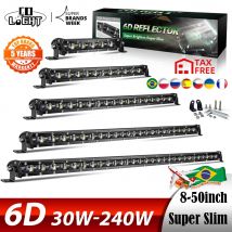 CO LIGHT 6D 30W 60W 90W 120W 150W 180W 210W 240W LED Work Light Bar Offroad Led Worklights 12V 24V