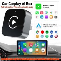 Adaptador inalámbrico Carplay Android Auto 2 en 1, adaptador carplay inalámbrico con cable para iPhone, Control inalámbrico, Plug & Play Carplay
