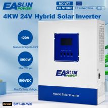 Easun 2KW 3.2KW 4KW inverter solare ibrido 12v/24v MPPT Off Grid onda sinusoidale pura 100A 120A 230v 50/60hz caricatore inverter solare