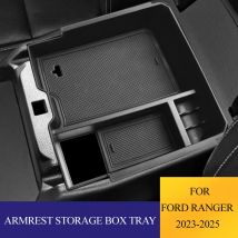 ABS-Armlehnen-Aufbewahrungsbox für Ford Ranger Everest 2023 2024 2025, Organizer, Mittelkonsolen-Tablett, Autozubehör