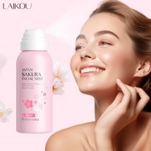LAIKOU Sakura Nebbia per il viso Spray schiarente Siero viso idratante Tonico schiarente Ridurre i pori Controllo del petrolio Cura della pelle 100ml