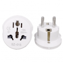 16A Uniwersalny adapter podróżny UE Konwerter Euro UK US AU do UE Gniazdo zasilania AC Wtyczka Ładowarka podróżna Konwerter 250V
