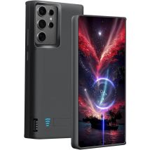 Akku-Ladegerät-Hülle für Samsung Galaxy S24 Ultra Power Case Tragbare Ladeabdeckung Akku Power Bank Bateria Externa