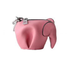 Stock-Baby Pink Christmas Elephant Charm Geldbörse, individuelles Tier, süßes Mädchen, Mini-Damen-Geldbörse, echt