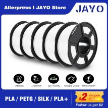 Filamento de impresora 3D JAYO PLA/PLA META/PETG/SILK/PLA+/madera/ABS/mármol 1,75mm 5KG materiales de impresión 3D para impresora 3D y bolígrafo 3D