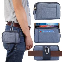 Haweel Denim Sport Handy hülle für iPhone 15 13 12 Pro Max Hüllen, Samsung Galaxy S23 S22 Ultra Herren hängende Hüft tasche