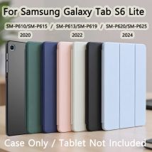 Hülle für Samsung Galaxy Tab S6 Lite 10.4 2020 2022 2024 P610 P615 P613 P619 P620 P625 Magnetische Flip Smart Cover Weiches Silikon