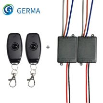 GERMA 433Mhz Universal Wireless Fernbedienung Schalter DC 12V 24V 1CH relais Empfänger Modul Mit 1 kanal fernbedienung Sender DIY