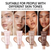 Illuminatore per fondotinta luminoso Glotion Enhancer di bagliore naturale Incandescente Idratante Base leggera Illuminatore multiuso Highli