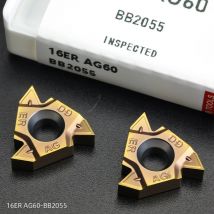 BB Carbide Threading Insert 16ER 16IR 11IR AG55 AG60 External Internal Indexable Lath Turning Cutter Steel Aluminum CBN PCD