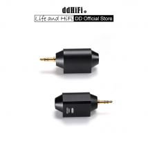 DD ddHiFi DJ65M 6.35mm Neutrik Female Socket to 3.5mm Male Adapter, Converting 6.35mm Headphones to 3.5mm Terminated Devices