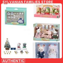 Heiße Original Sylvanian Families Modell Spielzeug Baby Mini Figur RoomPlay Home Spielzeug Puppe Tier Puppe Persische Katze Weißes Kaninchen auf Lager